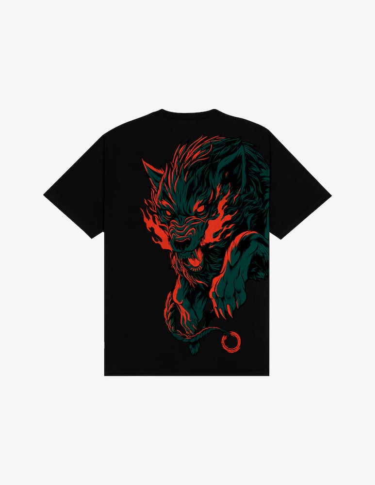 rinascente Dolly Noire Maglietta celtic wolf spirit