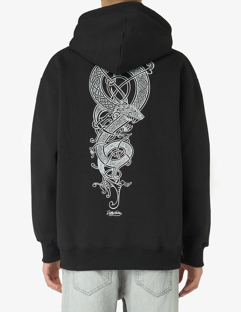 rinascente Dolly Noire Dragon knot hoodie 