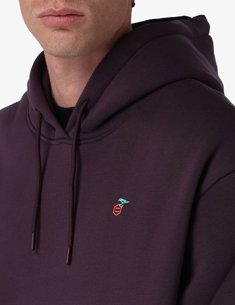 rinascente Dolly Noire Felpa con cappuccio druid skull