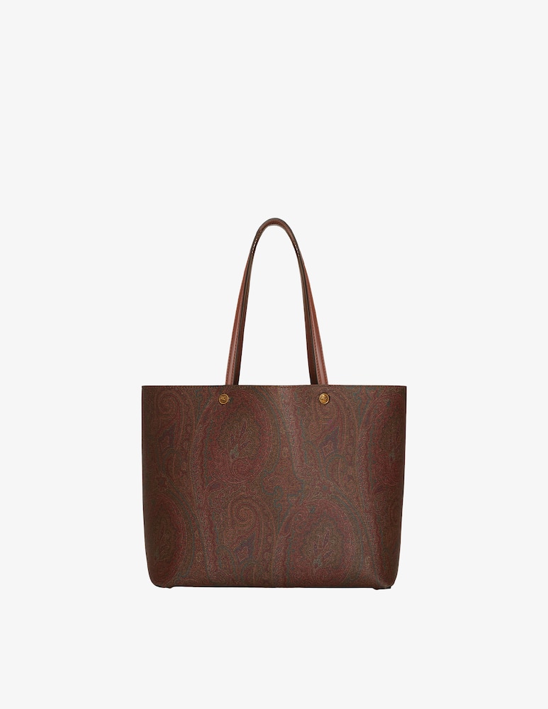 rinascente ETRO Large Etro Essential Arnica bag with clutch