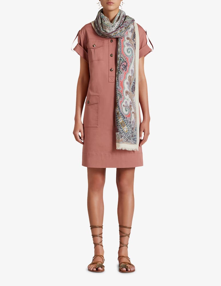 ETRO Multicoloured cashmere scarf - picture 2 ETRO Multicoloured cashmere scarf - picture 2