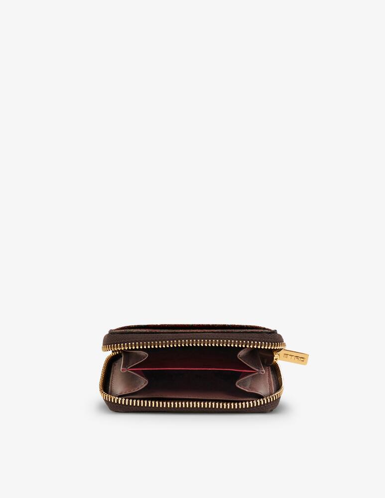 rinascente ETRO Arnica coin purse with pegaso detail