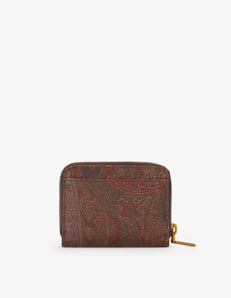 rinascente ETRO Arnica coin purse with pegaso detail