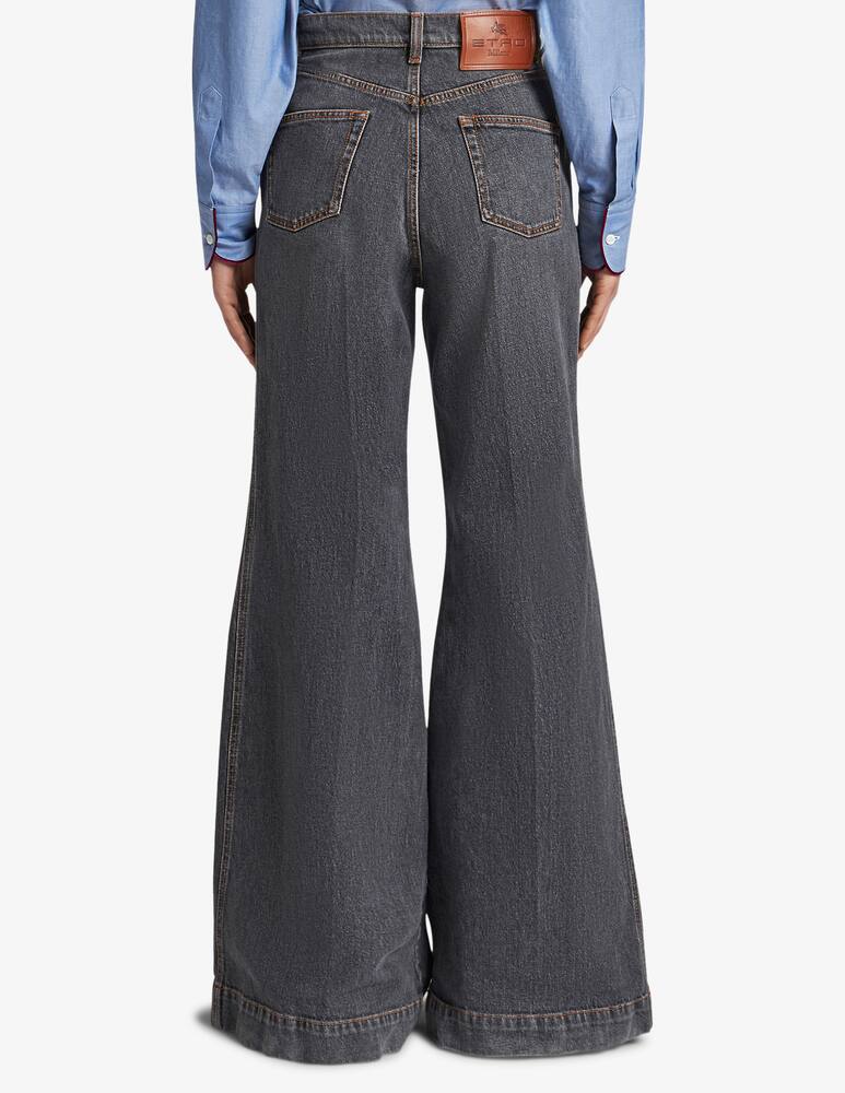 rinascente ETRO Flared jeans with pegaso buttons