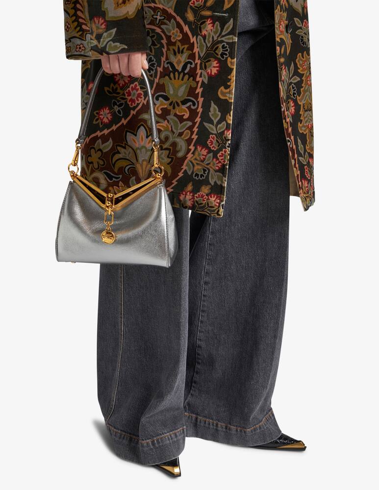 rinascente ETRO Small laminated Vela bag