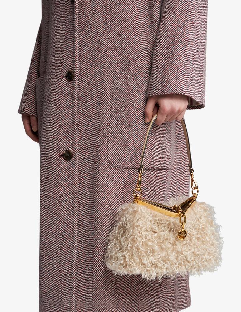 rinascente ETRO Small Vela bag in mohair wool