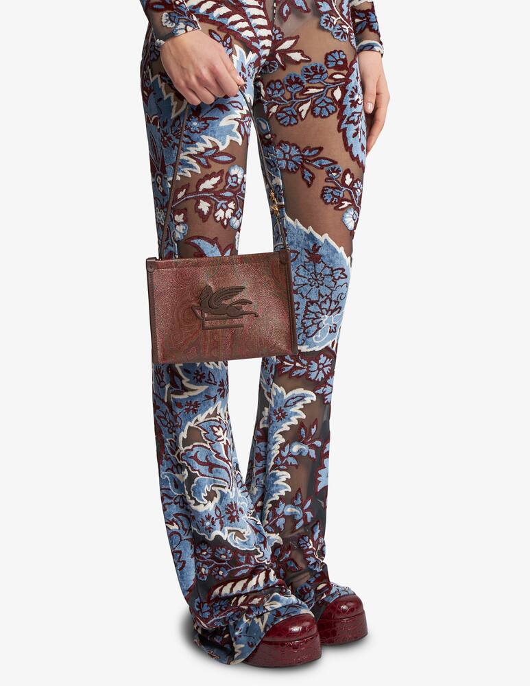 rinascente ETRO Arnica pouch with pegaso detail