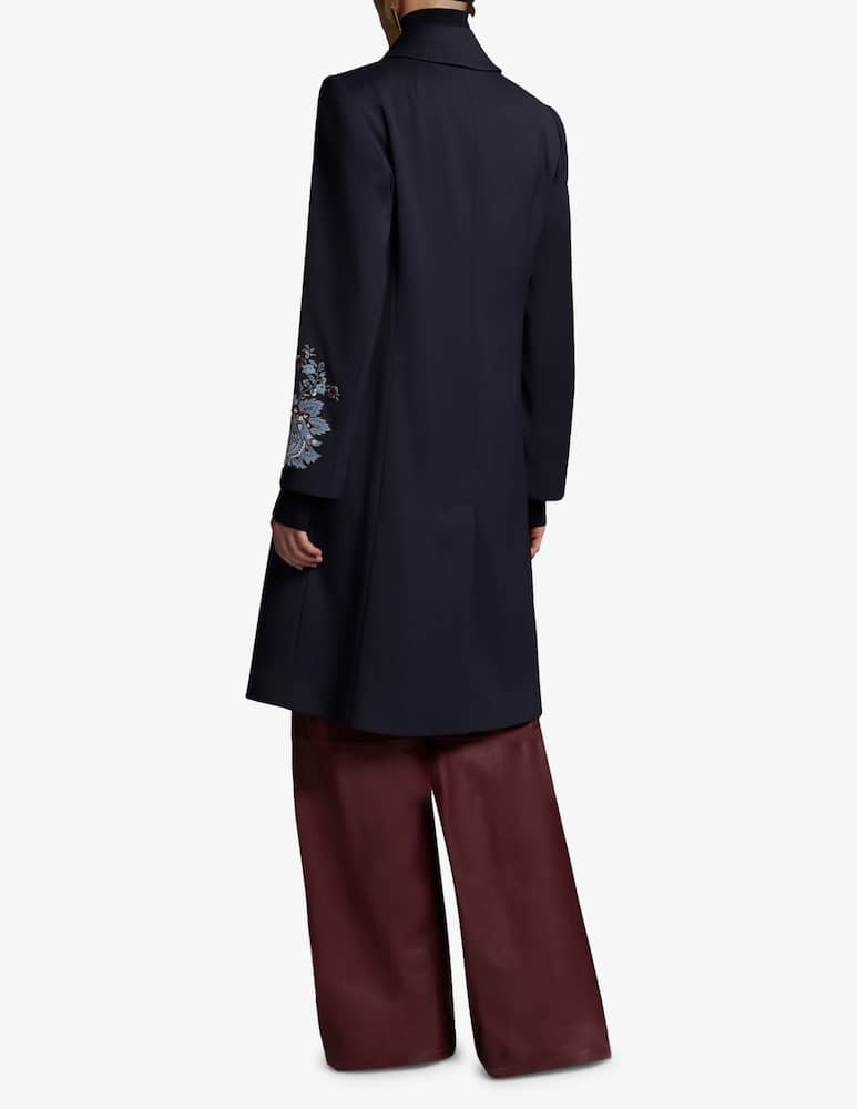 ETRO Gabardine coat with embroidery - picture 3 ETRO Gabardine coat with embroidery - picture 3