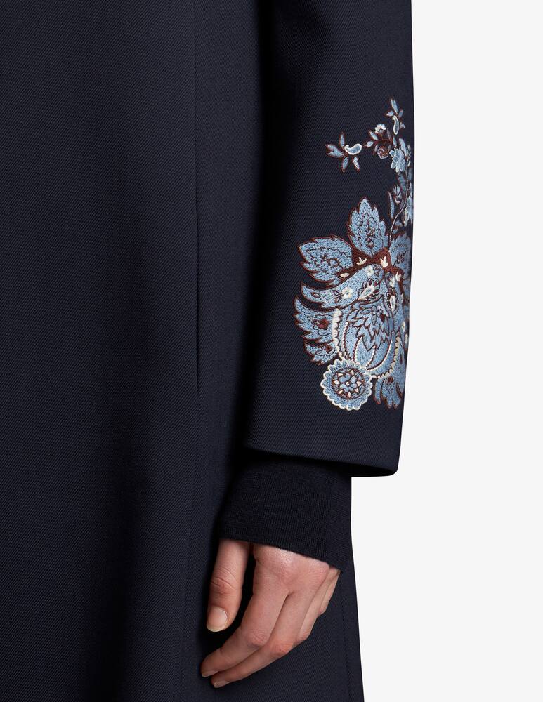 rinascente ETRO Cappotto in gabardina con ricami