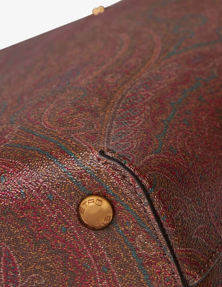 rinascente ETRO Medium Etro Essential Arnica bag with clutch