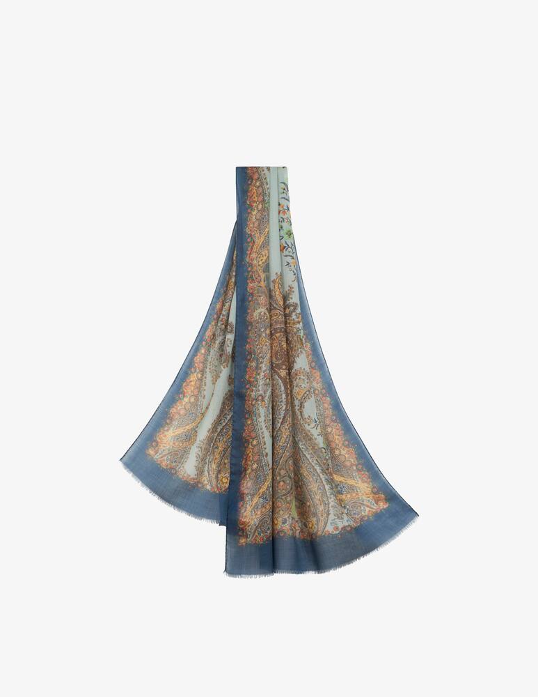 ETRO Printed cashmere scarf - picture 2