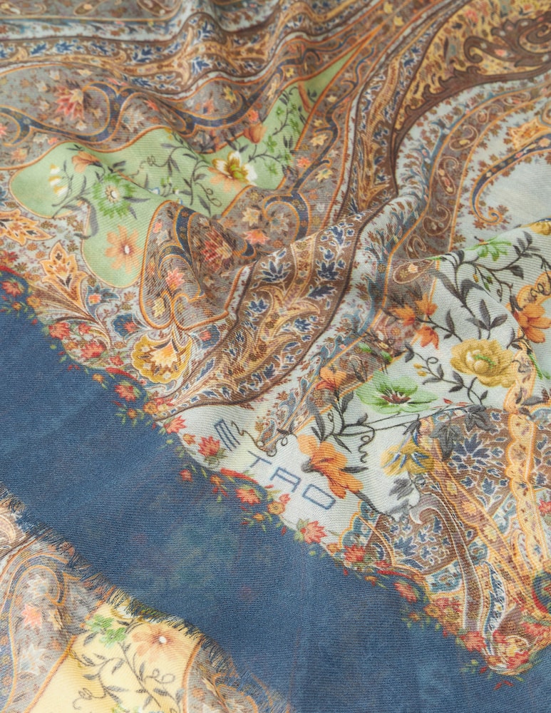 ETRO Printed cashmere scarf - picture 3