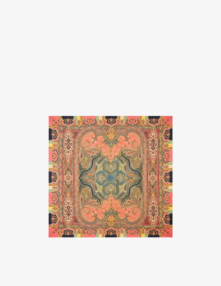 ETRO Wool and silk shawl with print - picture 1 ETRO Wool and silk shawl with print - picture 1