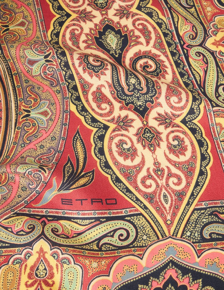 rinascente ETRO Scialle in lana e seta con stampa