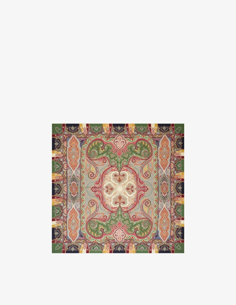 ETRO Wool and silk shawl with print - picture 1 ETRO Wool and silk shawl with print - picture 1