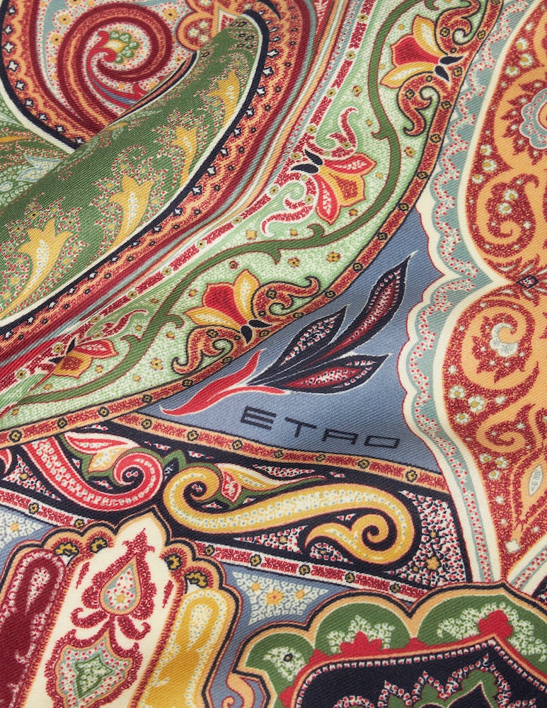 ETRO Wool and silk shawl with print - picture 2 ETRO Wool and silk shawl with print - picture 2