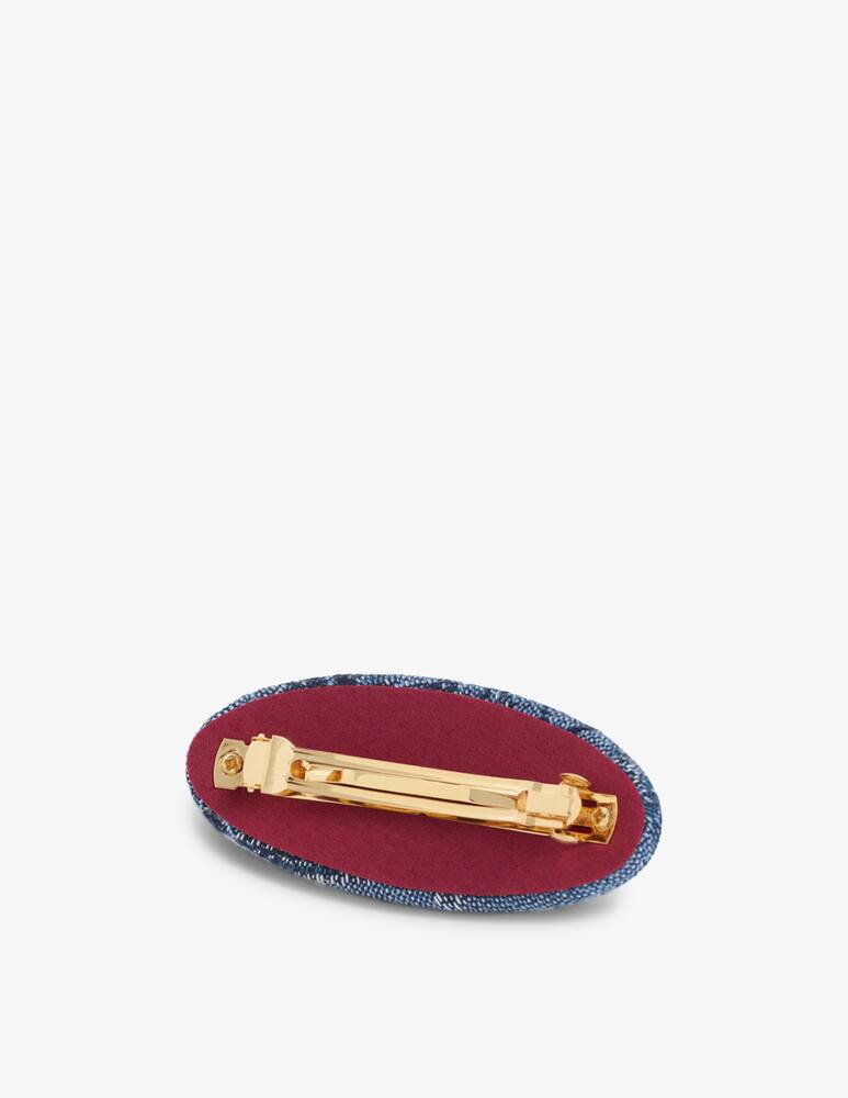 rinascente ETRO Jacquard denim hair clip