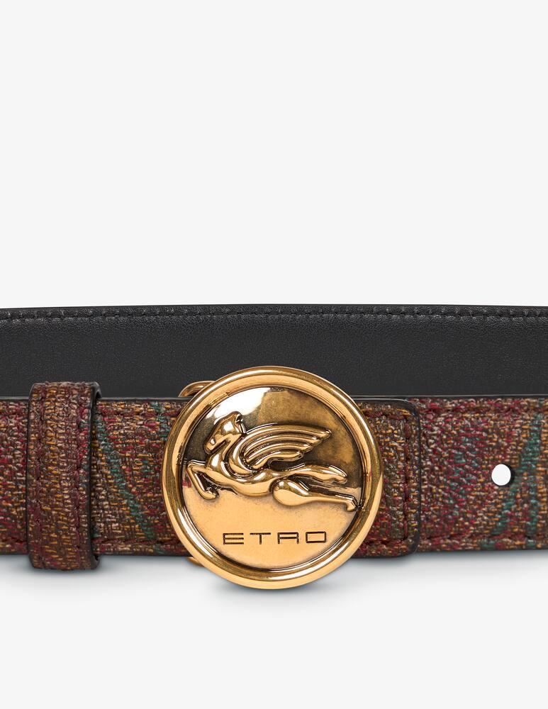 rinascente ETRO Reversible belt with pegaso