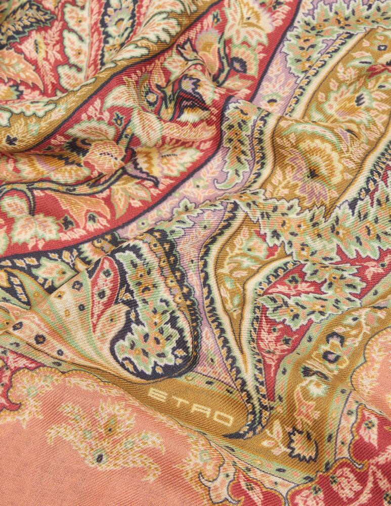 ETRO Wool and silk shawl with print - picture 2 ETRO Wool and silk shawl with print - picture 2
