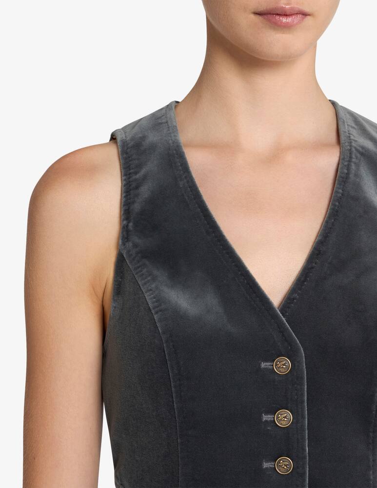 rinascente ETRO Gilet in velluto