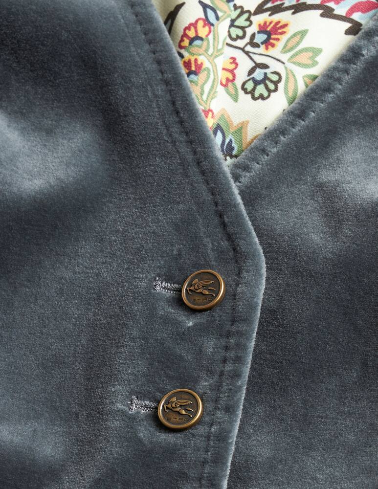 rinascente ETRO Gilet in velluto