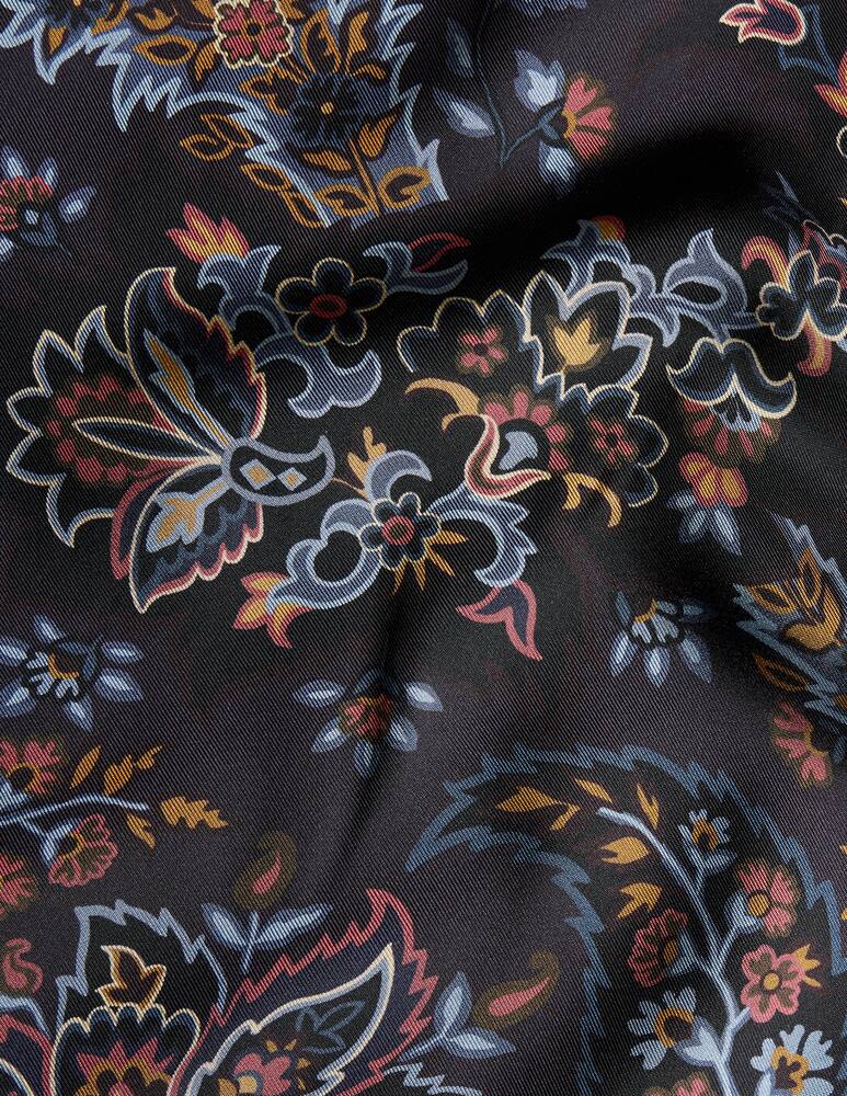 rinascente ETRO Mantella in lana e seta con stampa