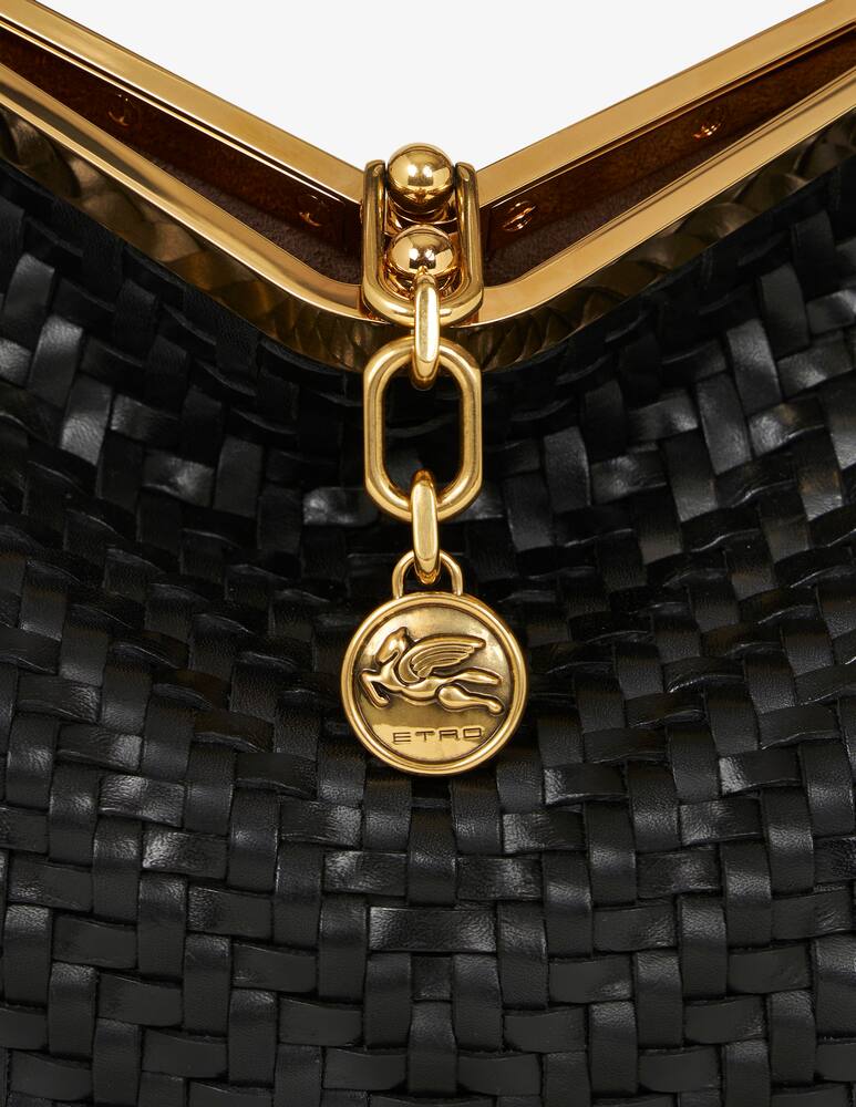 rinascente ETRO Medium woven Vela bag