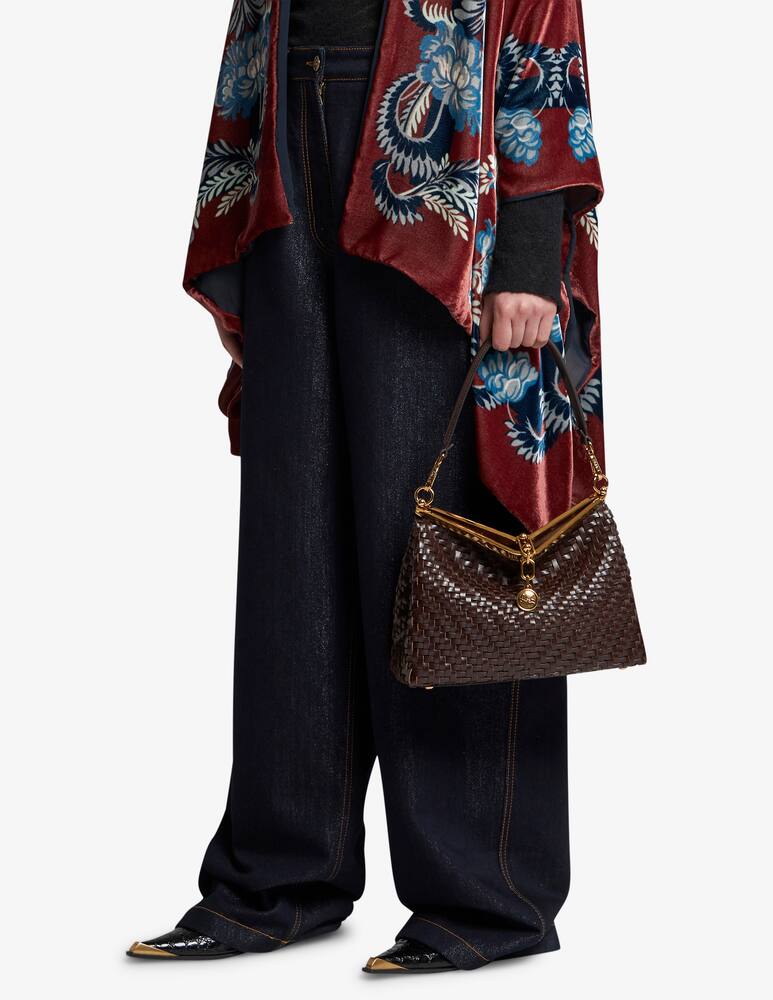 rinascente ETRO Medium woven Vela bag