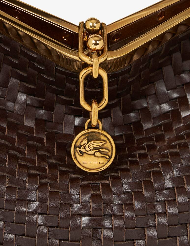 rinascente ETRO Medium woven Vela bag