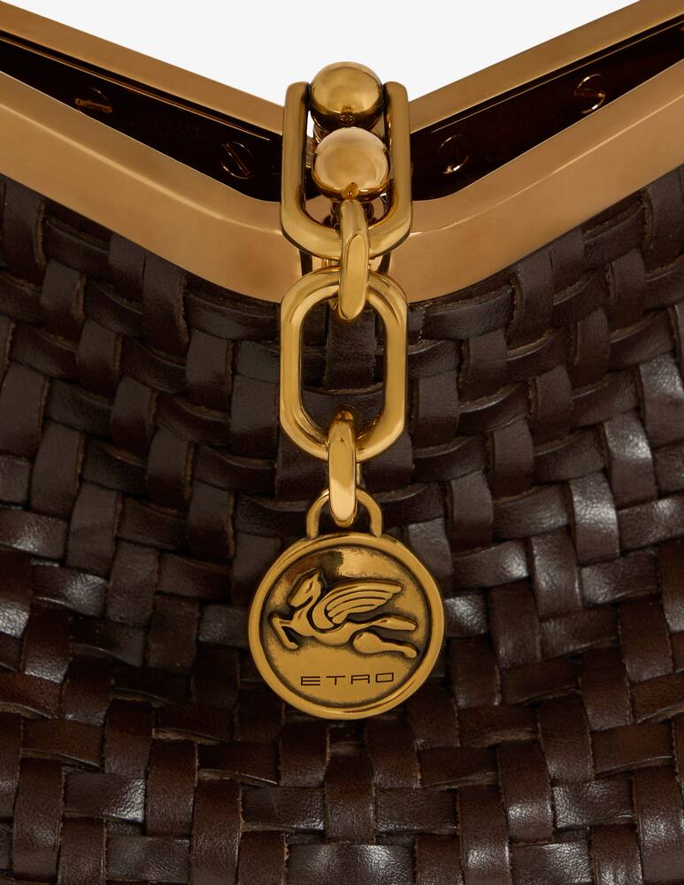 rinascente ETRO Small woven Vela bag