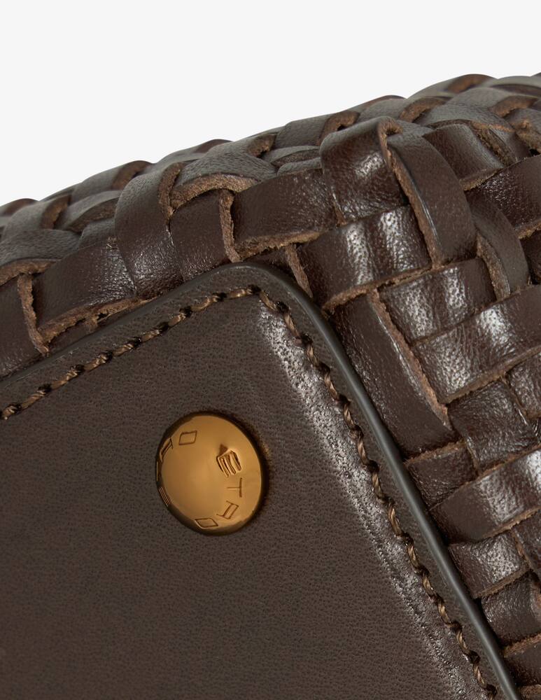 rinascente ETRO Small woven Vela bag