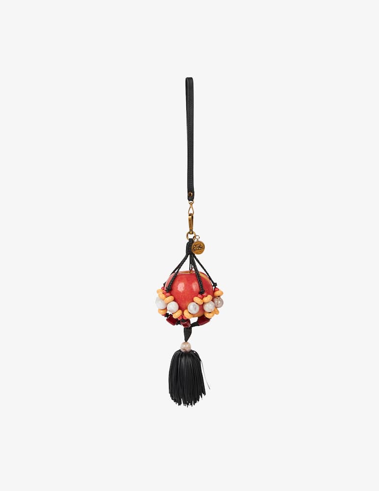 ETRO Apple charm with small tassel and beading - picture 1 ETRO Apple charm with small tassel and beading - picture 1