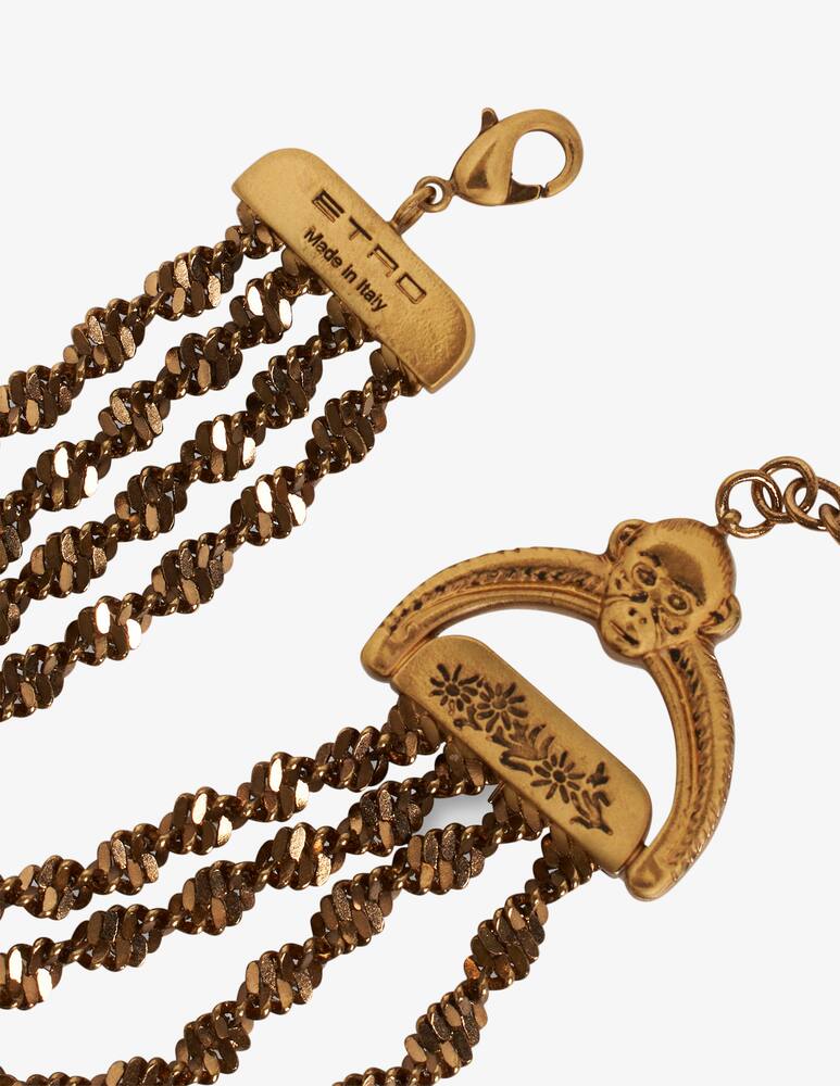 rinascente ETRO Bracciale in metallo intrecciato