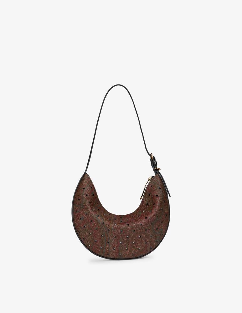 rinascente ETRO Small Etro Essential Arnica hobo bag with rhinestones