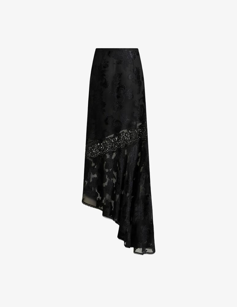 rinascente ETRO Fil coupé chiffon skirt
