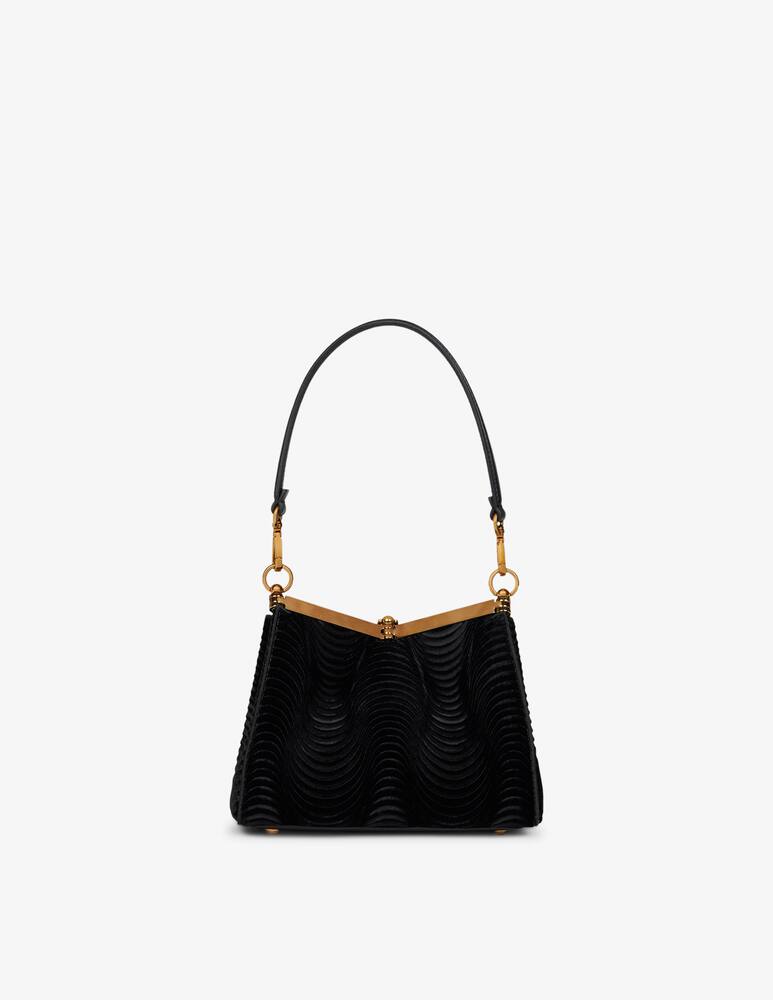 rinascente ETRO Vela wave velvet shoulder bag