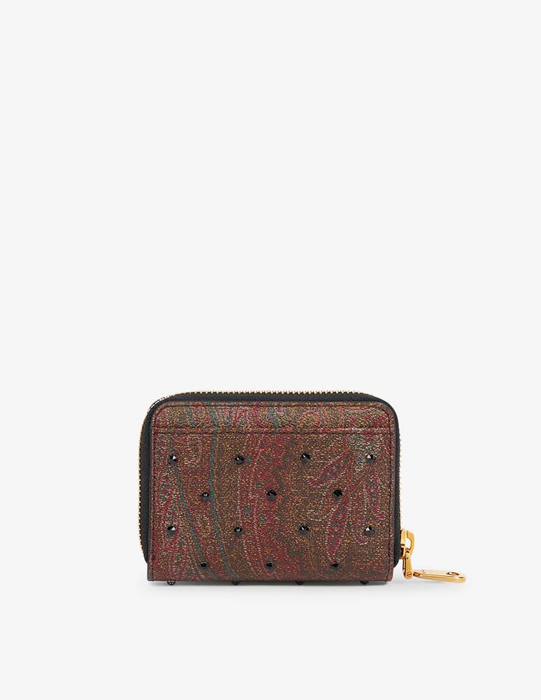 rinascente ETRO Arnica wallet with rhinestones