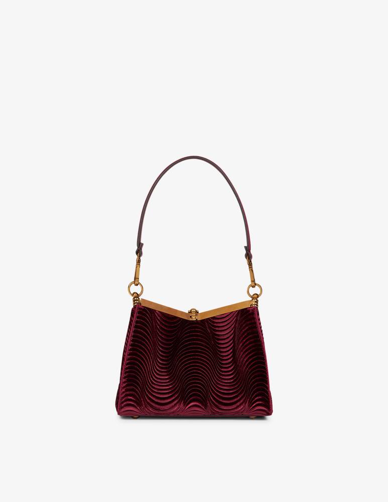 rinascente ETRO Vela wave velvet shoulder bag