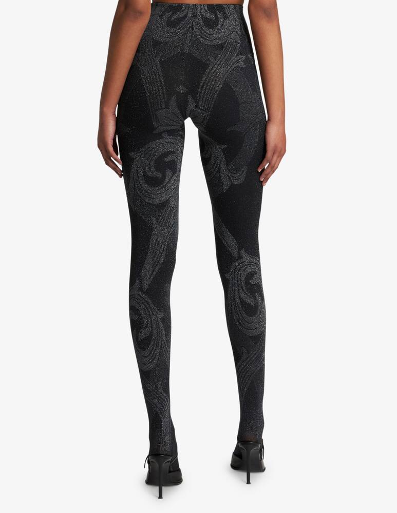 rinascente ETRO Collant metallic jacquard