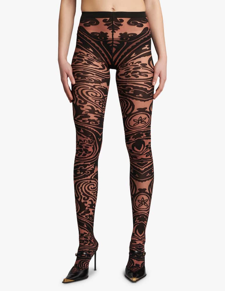 ETRO Collant paisley tattoo - immagine 1 ETRO Collant paisley tattoo - immagine 1
