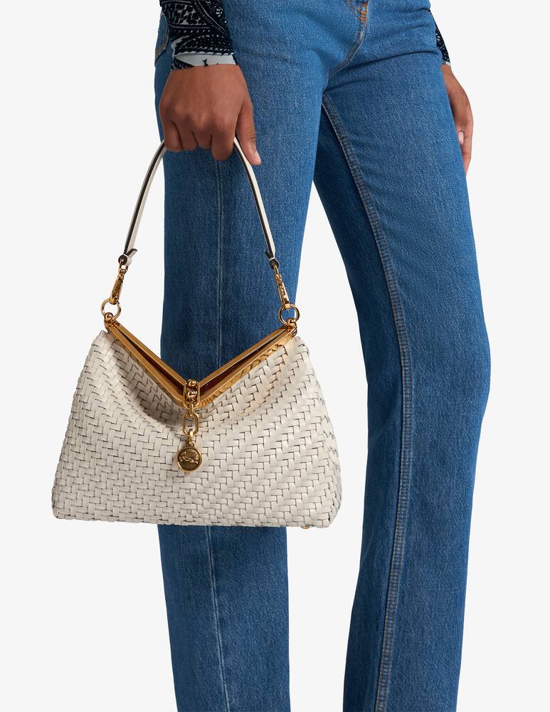 rinascente ETRO Medium woven Vela bag