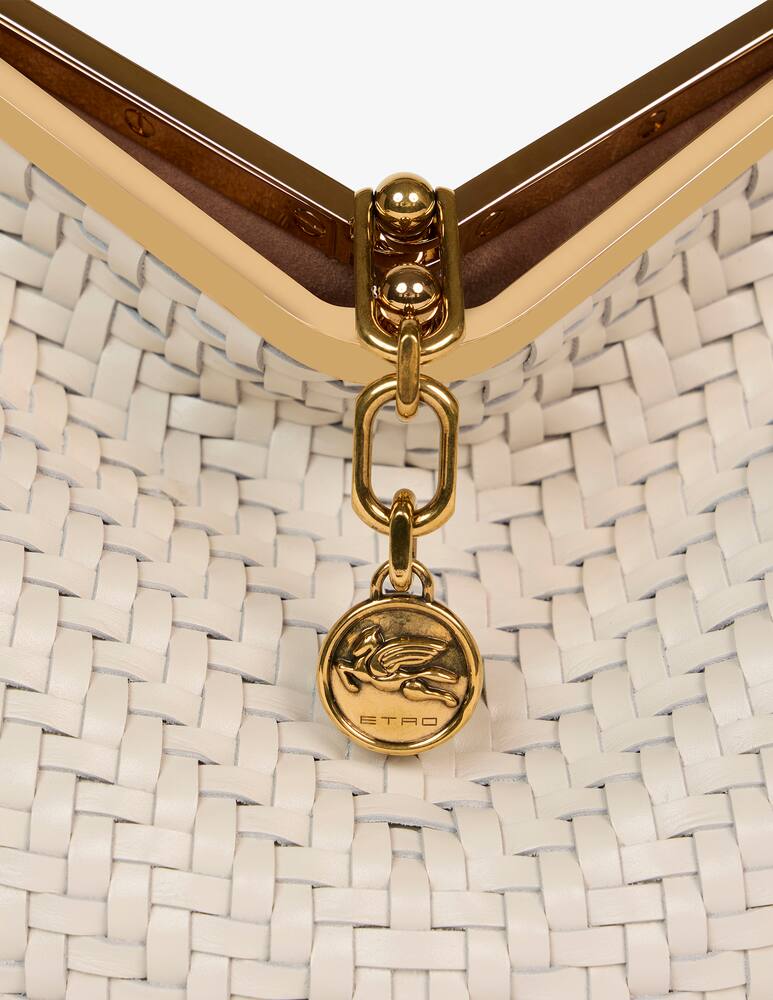 rinascente ETRO Medium woven Vela bag