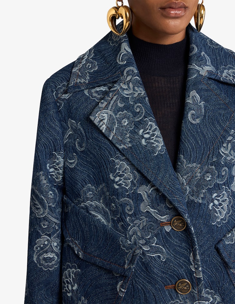 rinascente ETRO Giacca in denim jacquard
