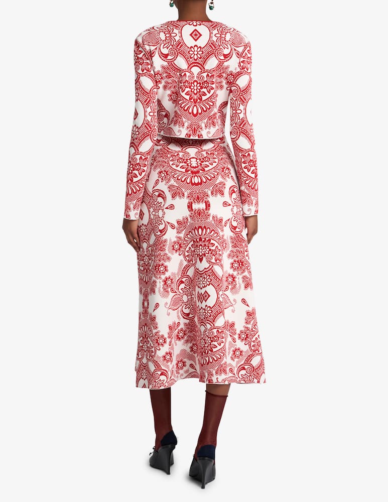 rinascente ETRO Two-Tone cropped cardigan