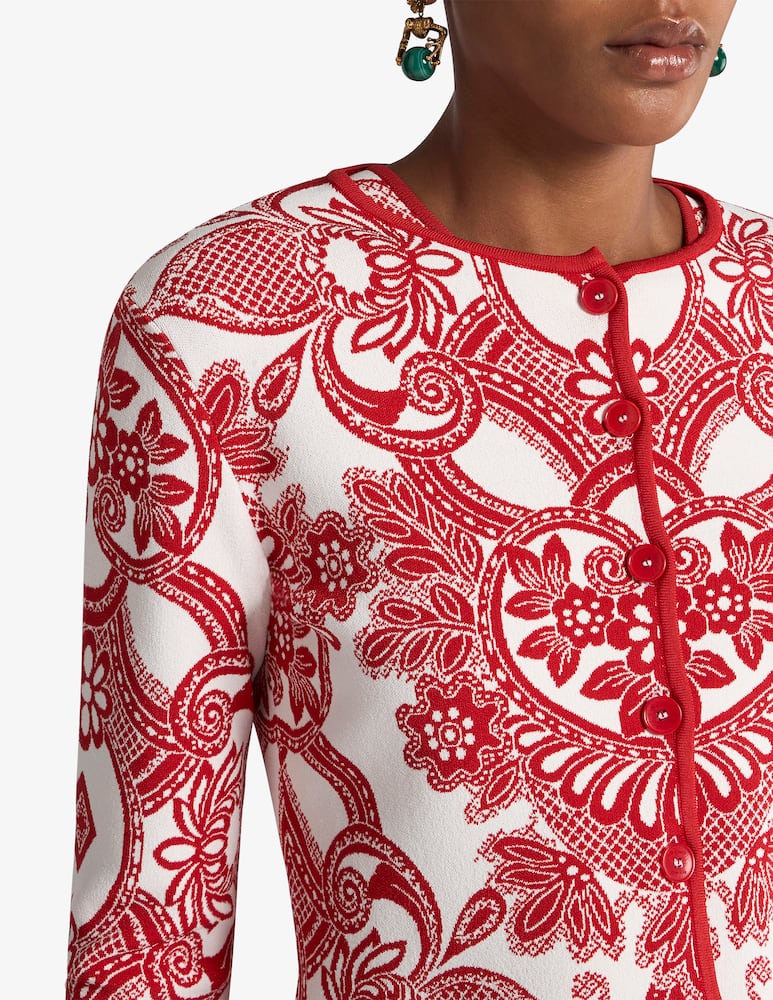 rinascente ETRO Two-Tone cropped cardigan