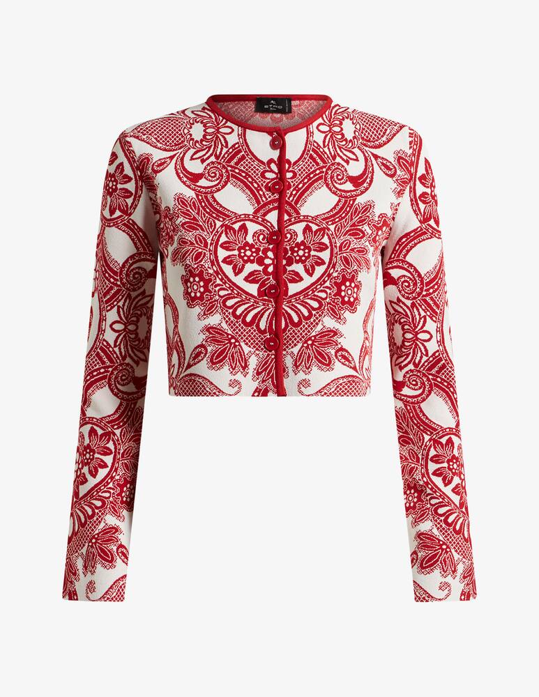 rinascente ETRO Two-Tone cropped cardigan
