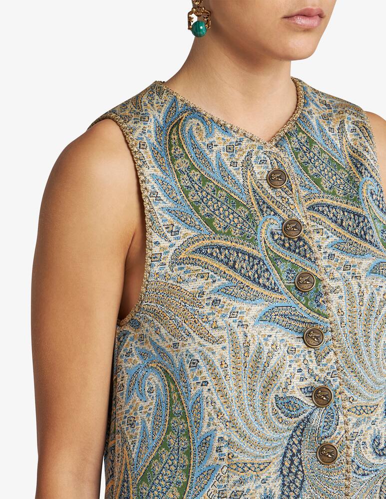 rinascente ETRO Gilet paisley jacquard