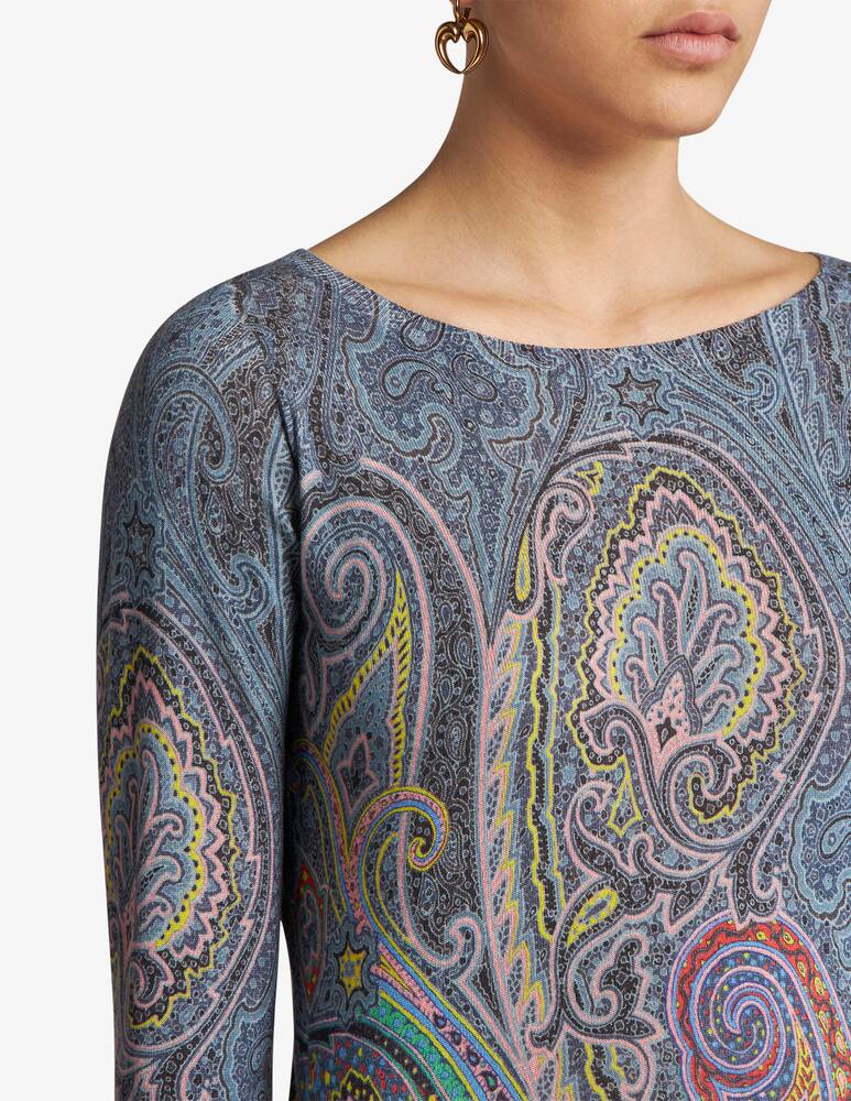 rinascente ETRO Maglia in seta e cashmere paisley
