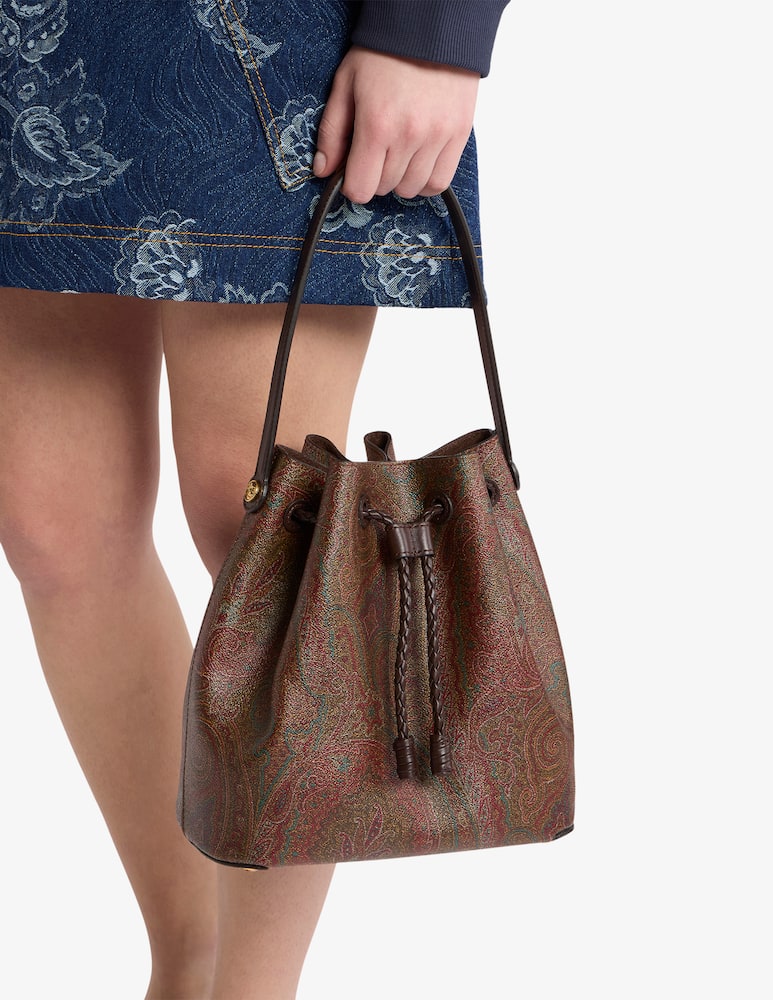 rinascente ETRO Borsa piccola a secchiello Arnica