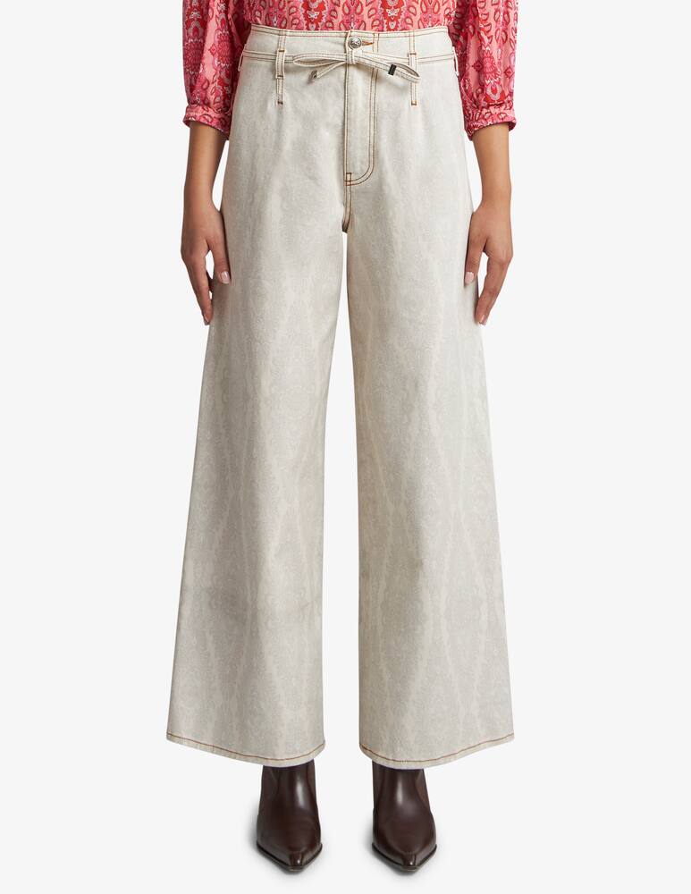 ETRO Jeans culotte con cintura medaglioni paisley - immagine 1 ETRO Jeans culotte con cintura medaglioni paisley - immagine 1